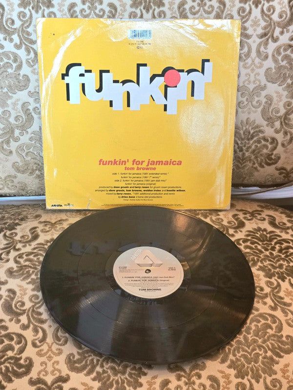 Tom Browne – Funkin' For Jamaica 1991 Remix Vinyl Record