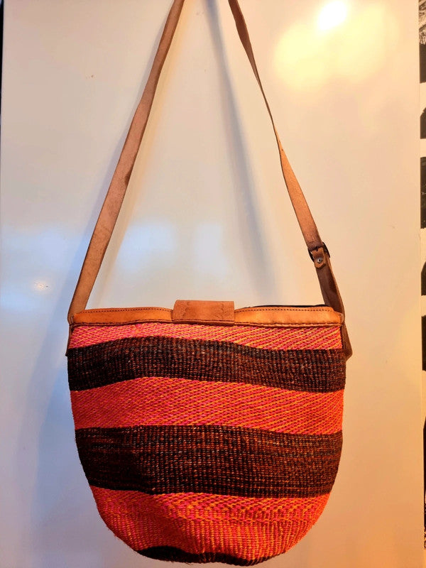 Brand New Kenyan Sisal Shoulder Bag