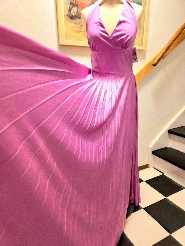 Vintage 70's / 80's Halterneck Maxi Dress