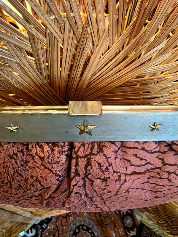 Vintage 50s / 60s Karim De Paris Leather Hand Bag