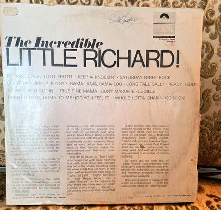 Little Richard – The Incredible Little Richard! Sings His Greatest Hits - Recorded Live Vinyl Record