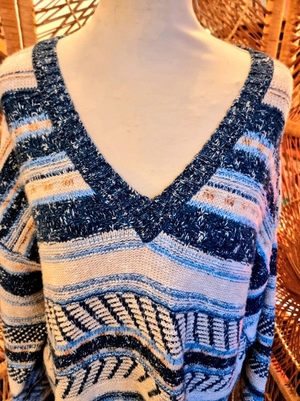 Vintage 80's Blue Seven Sweater