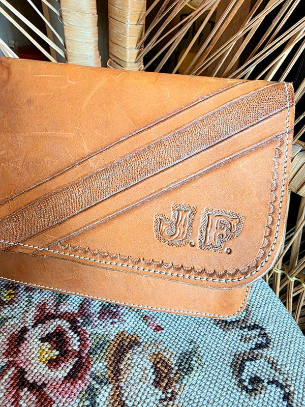Vintage 70's J.F Suede Clutch