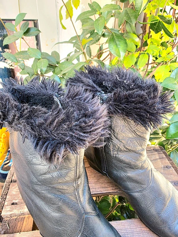Vintage 80's Heeled Boots