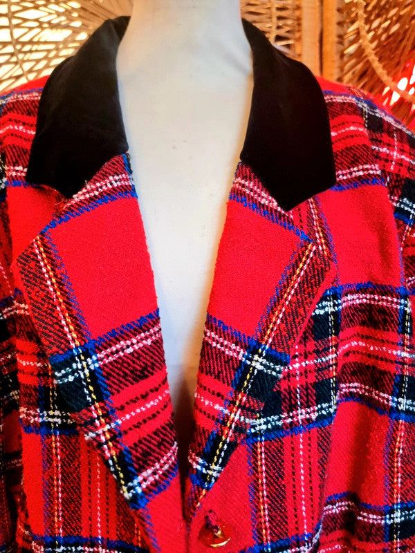 Vintage Tartan 1980's Jacket