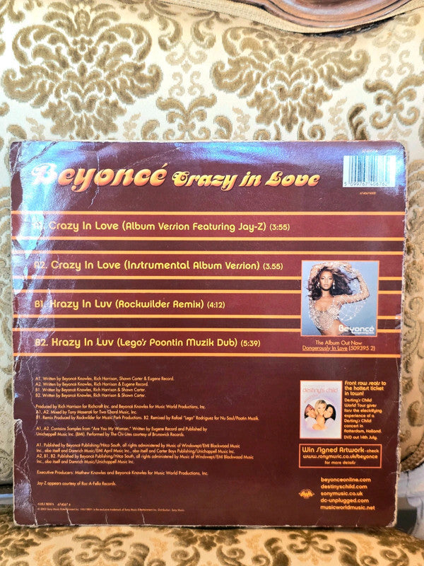 Beyoncé – Crazy In Love Vinyl Record