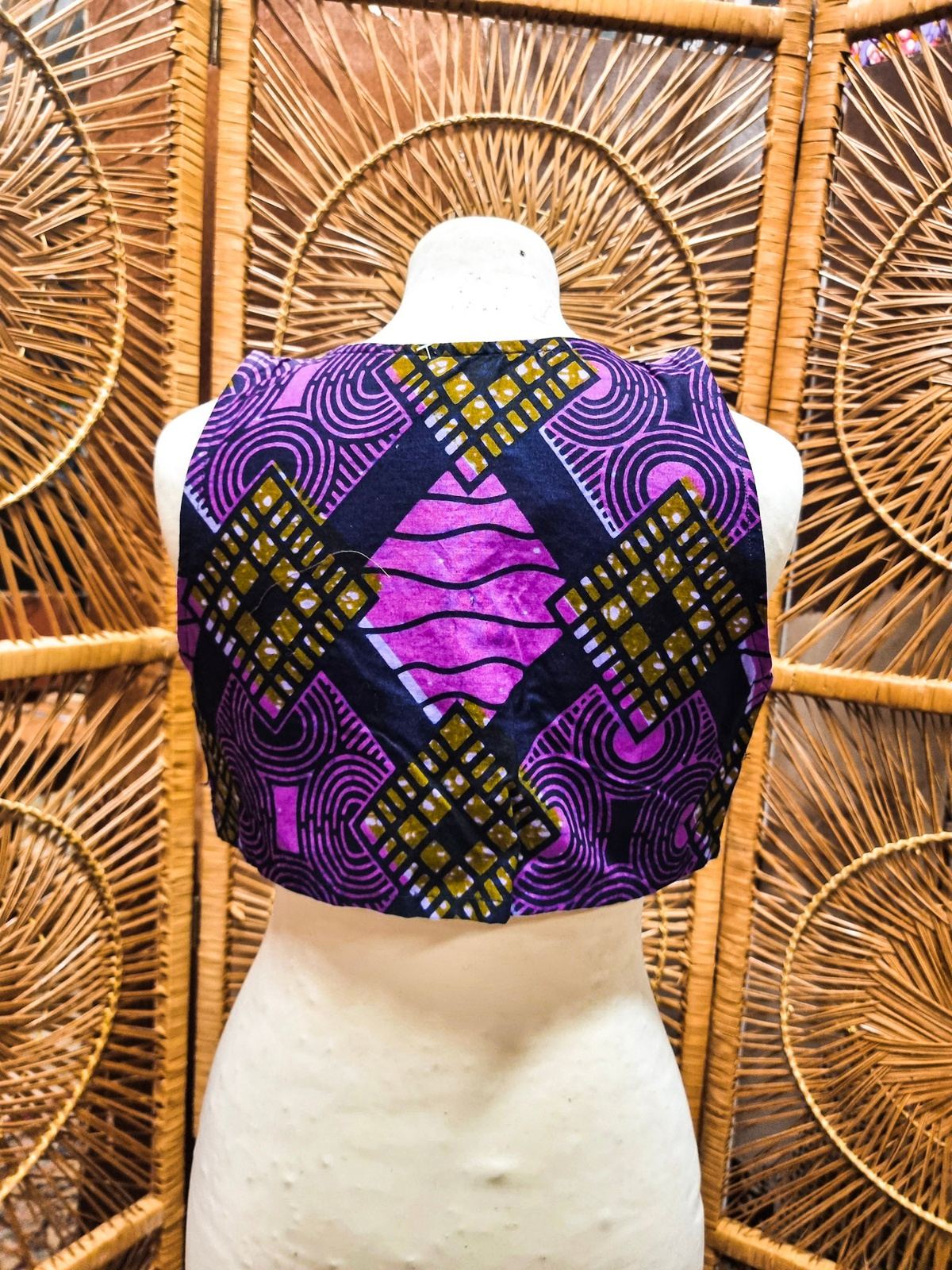 Brand New M.I.A Made in Africa Crop Gillet