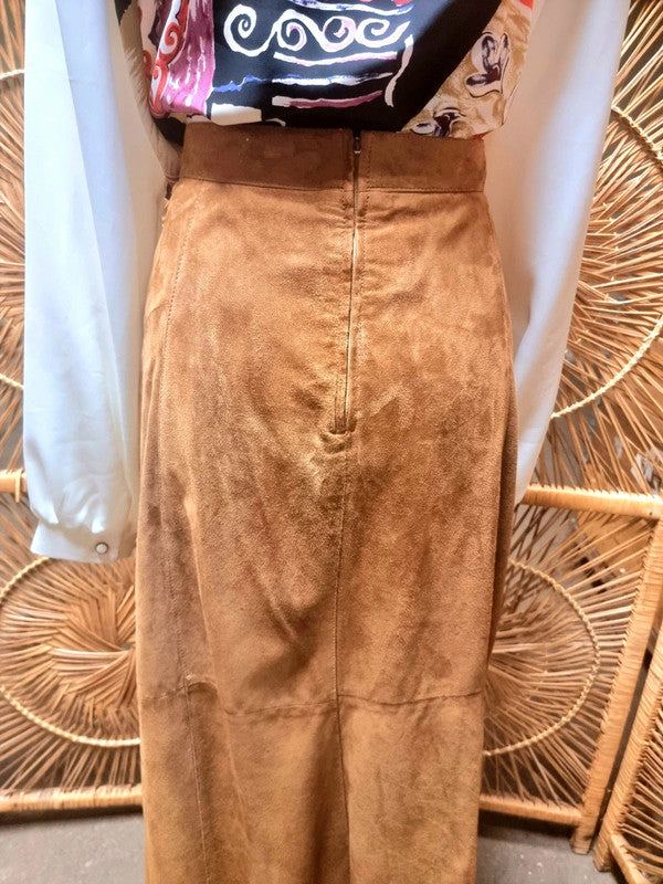 Vintage 80's Leather Skirt