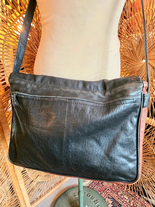 Vintage 80's Leather Handbag
