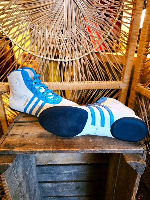 Retro Adidas Leather Boxing Wrestling Training Shoes
