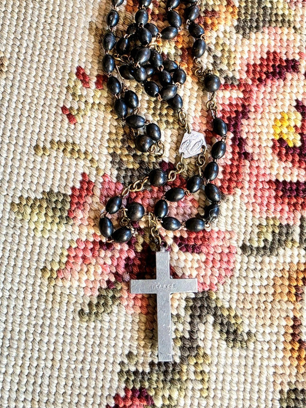 Vintage French Antique Catholic Rosary