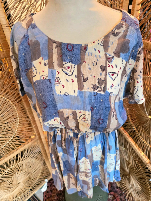 Vintage 80s Skater Dress