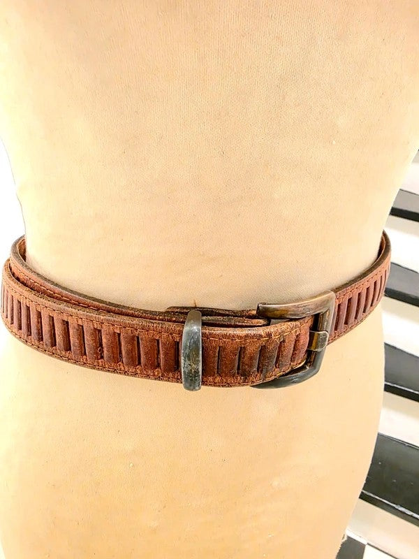 Vintage 80s Leather Belt