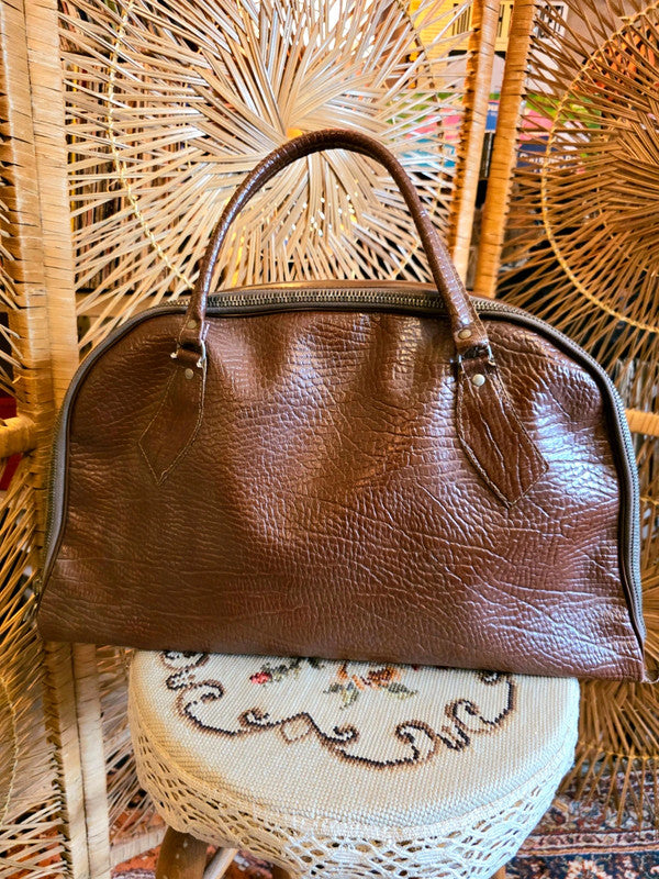 Vintage 70's Delcraft Travel Bag