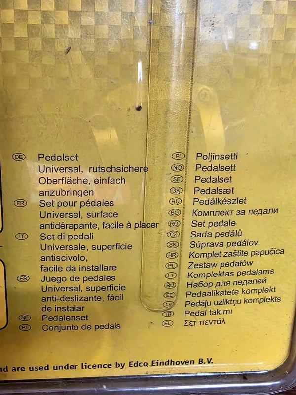 Vintage 90's Dunlop Car Pedal Set