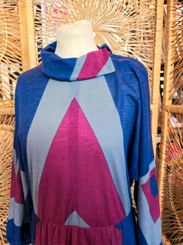 Vintage 1980's Batwing Dress