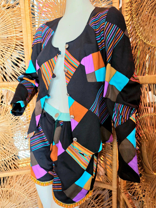 Vintage 70s Lady Dress Modell 2-Piece Suit