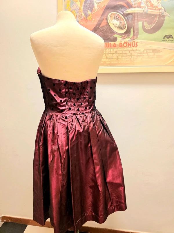 Vintage 90's Monique Brouns Strapless Dress