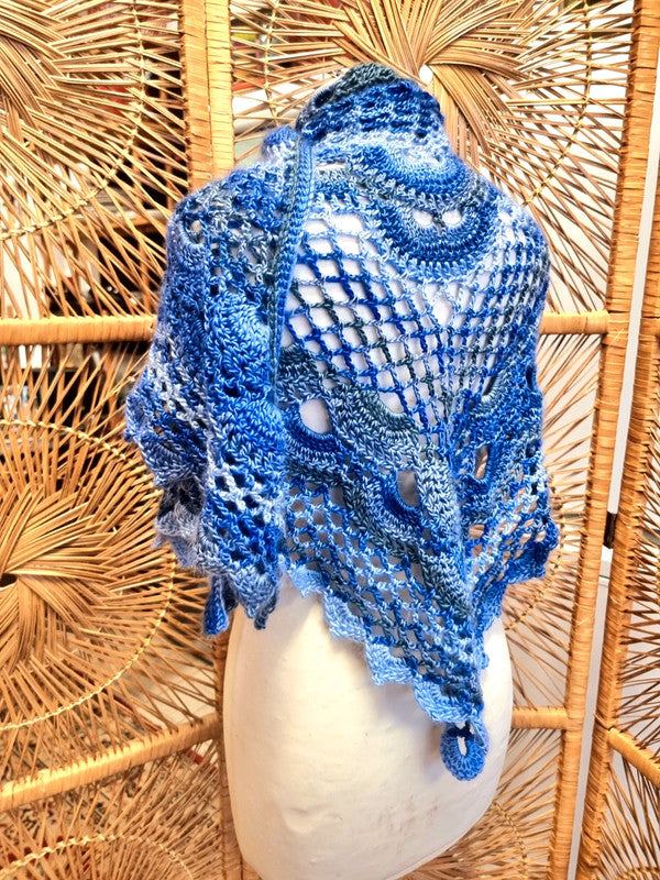Vintage Knitwear Scarf Shawl