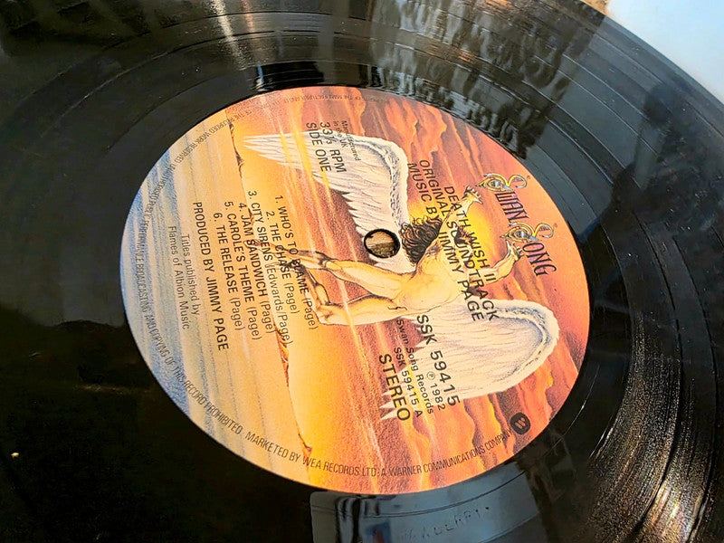 Jimmy Page – Death Wish II -The Original Soundtrack Vinyl Record