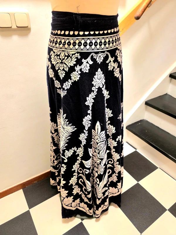 Vintage 80's / 90's Wrap Maxi Skirt