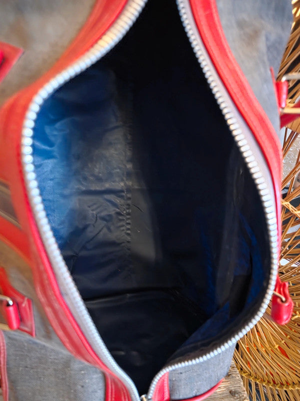 Vintage 70's Canvas Duffle Bag