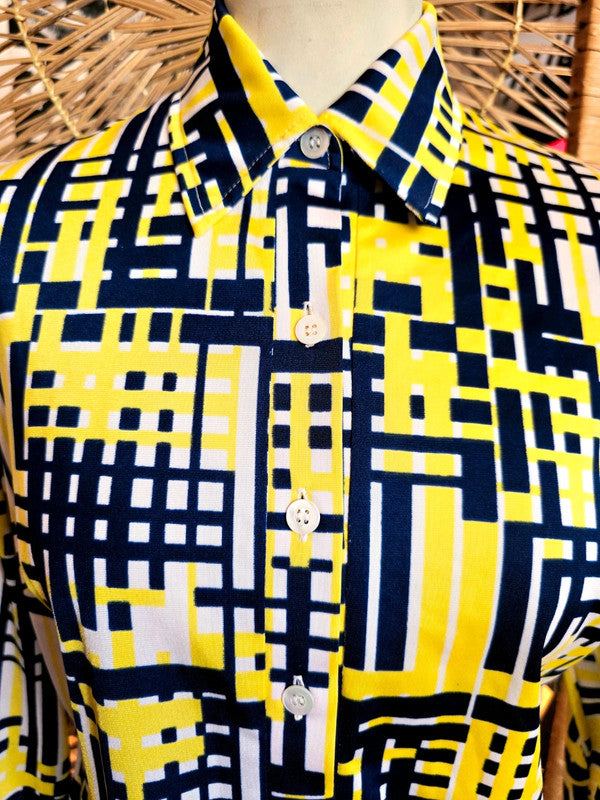 Vintage 70s Devernois Blouse
