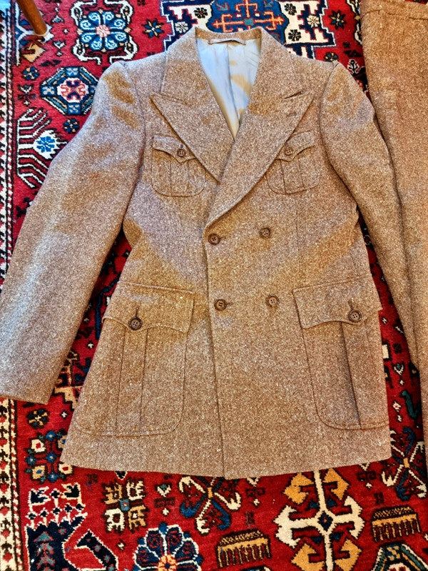 Vintage 70's Flared Trouser Suit