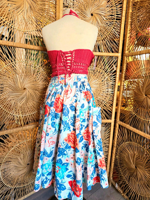 Vintage Crochet Halter Top