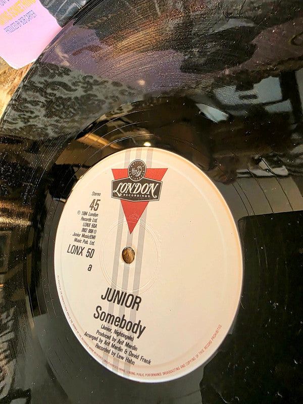 Junior – Somebody Vinyl Record