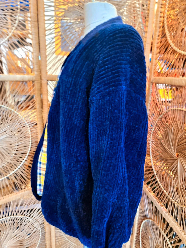 Vintage 80s Reversible Warm Cardigan