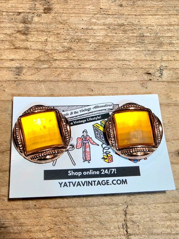 Vintage 60's/70's Clip-On Earrings