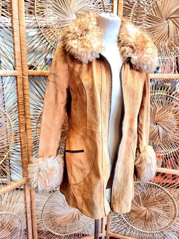 Vintage 70's Suede Penny Lane Coat