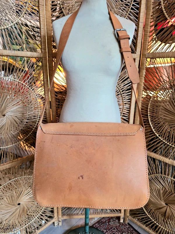 Vintage 70's Messenger Bag