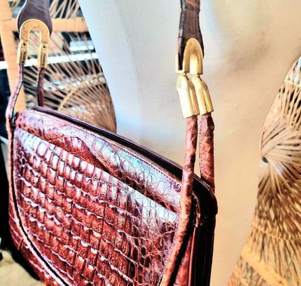 Vintage 60's / 70's Cro Leather Shoulder Bag