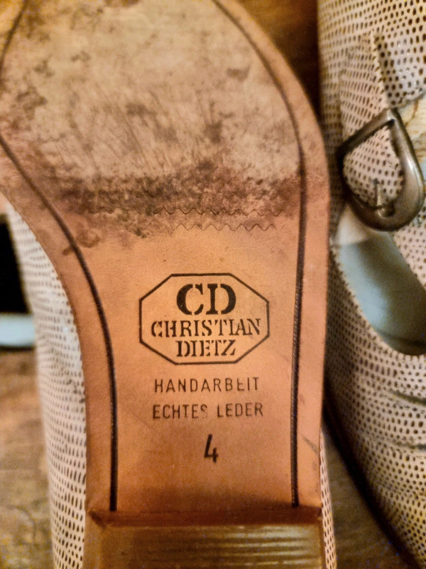 Vintage Christian Dietz Sandals