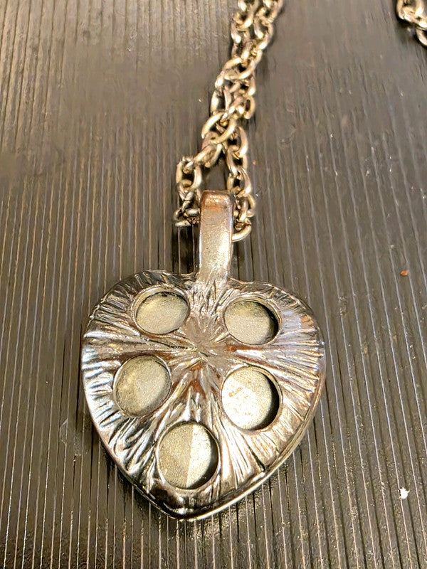 Vintage Heart Pendant Necklace