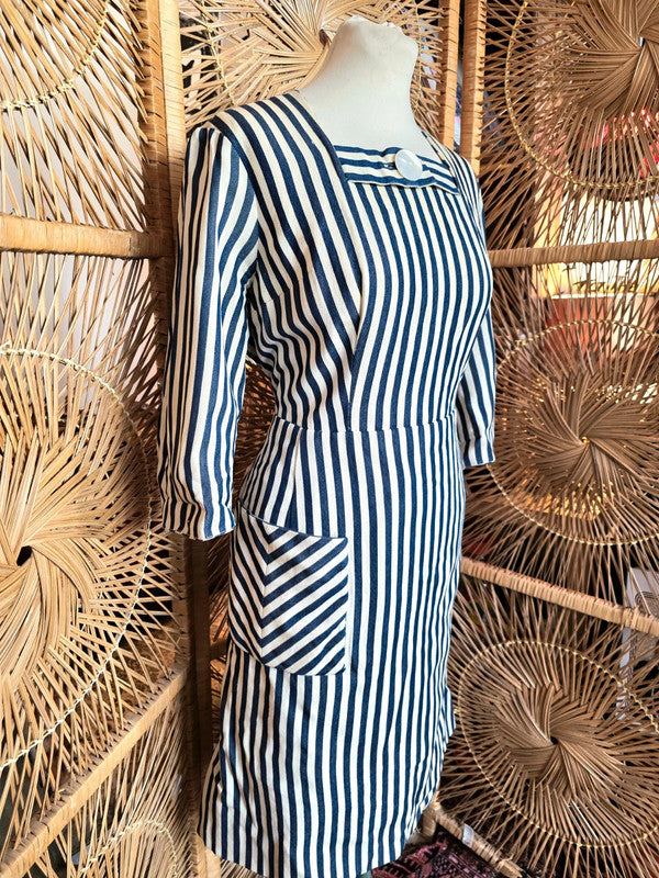 Vintage 1950's Stripe Dress