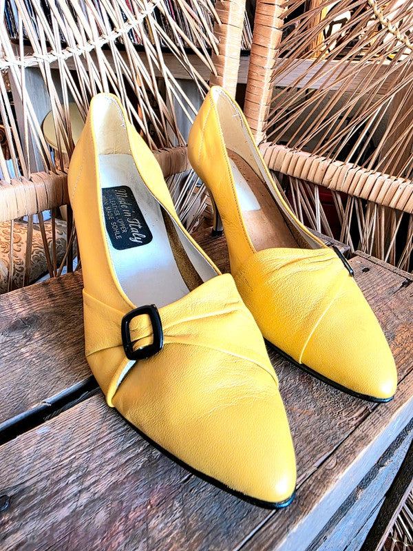 Vintage 80s Made in Italy Pointed Heel Shoes