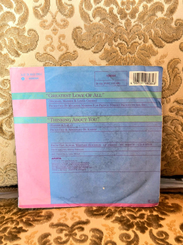 Whitney Houston – Greatest Love Of All Vinyl Record