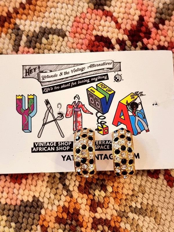 Vintage 80's Clip-On Earrings