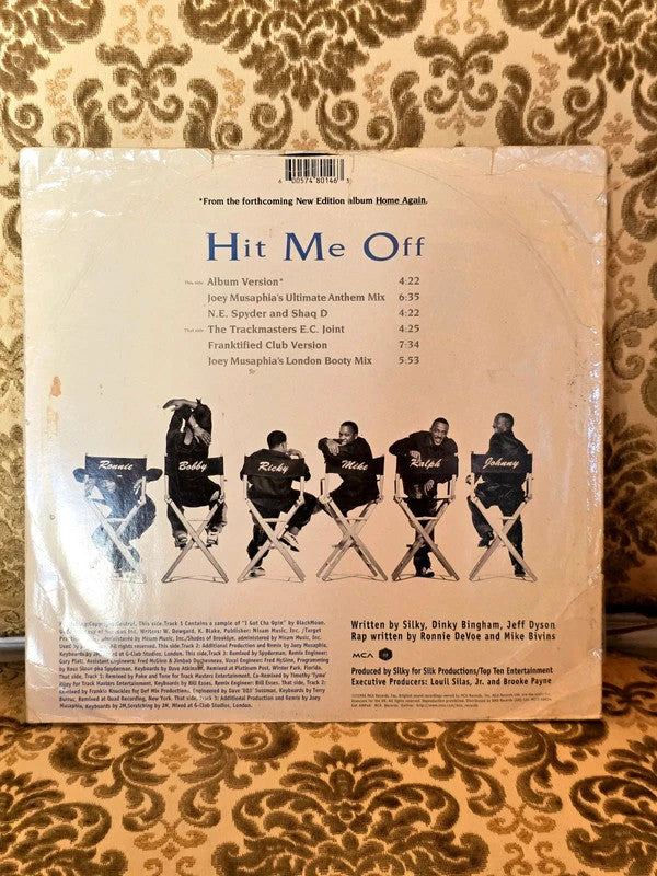 New Edition – Hit Me Off Vinyl Record