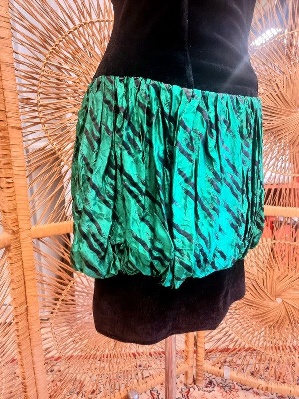 Vintage 80s Bustier Puffball Dress