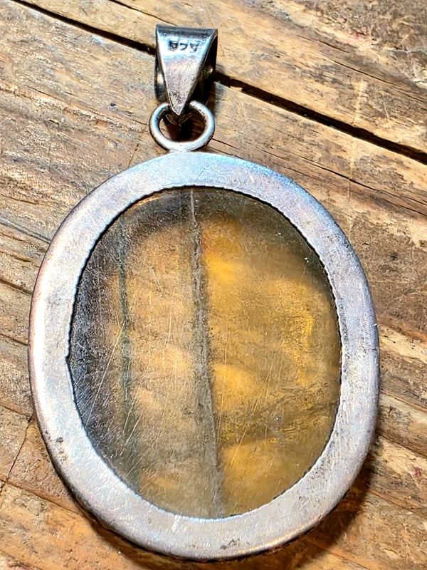 Vintage 90's Silver Pendant