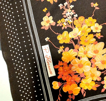 Vintage 1970's P. Florauce Scarf