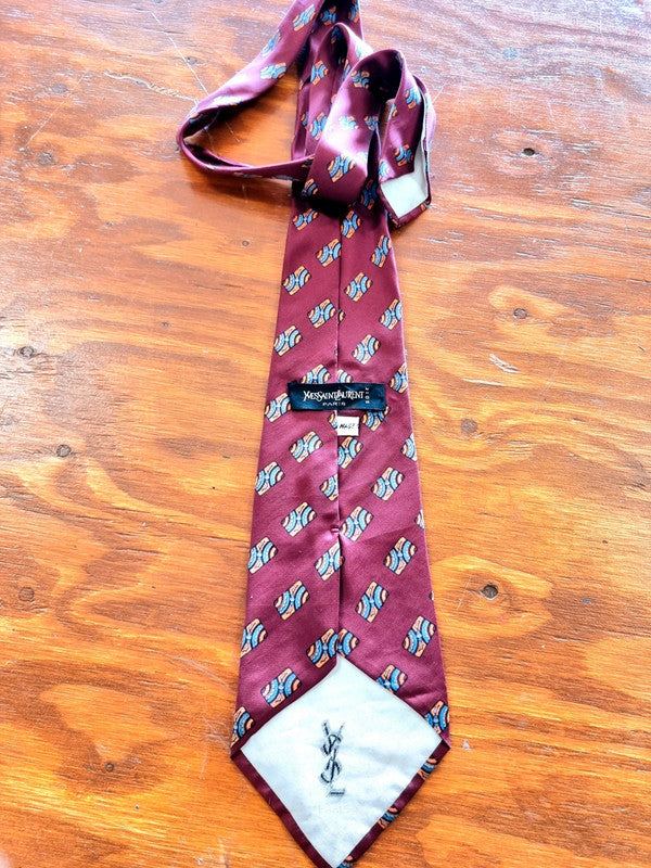Vintage Yves Saint Laurent Paris Tie