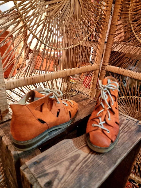 Vintage 80's Twins Ankle Boots