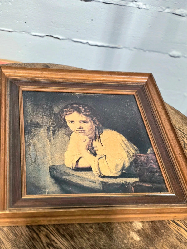 Painting "The Kitchen Maid" by Rembrandt van Rijn