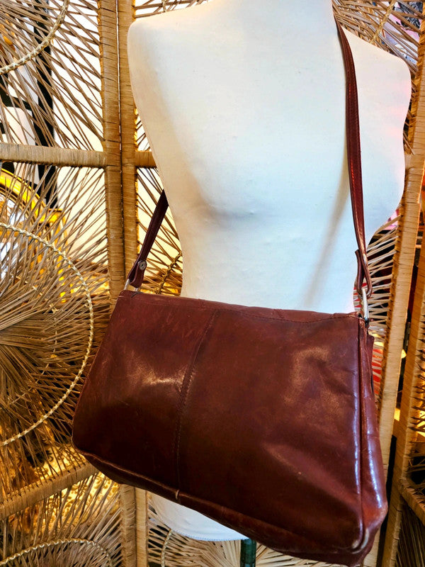 Vintage 70's / 80's Leather Shoulder Bag
