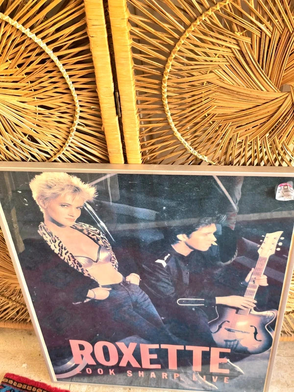 Vintage Rare 80's Roxette Poster